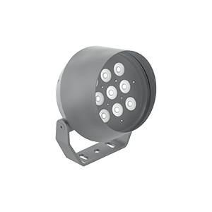Светодиодный светильник VARTON архитектурный Frieze M 45 Вт 4000 K линзованный 10х70 градусов RAL7045 серый